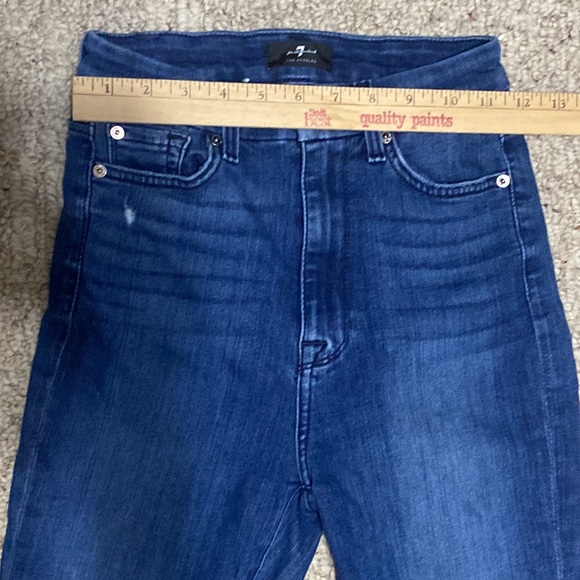 7 For All Mankind Aubrey Skinny Jeans Size 24 - Picture 13 of 16